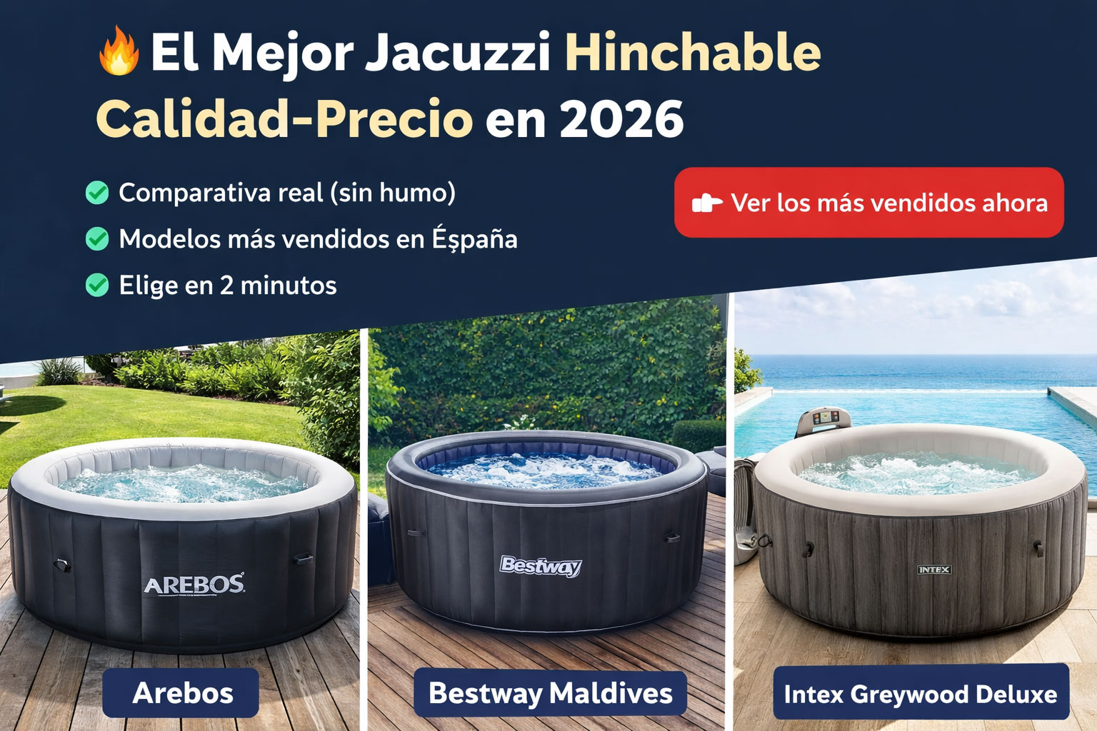 mejor jacuzzi hinchable calidad-precio 2026