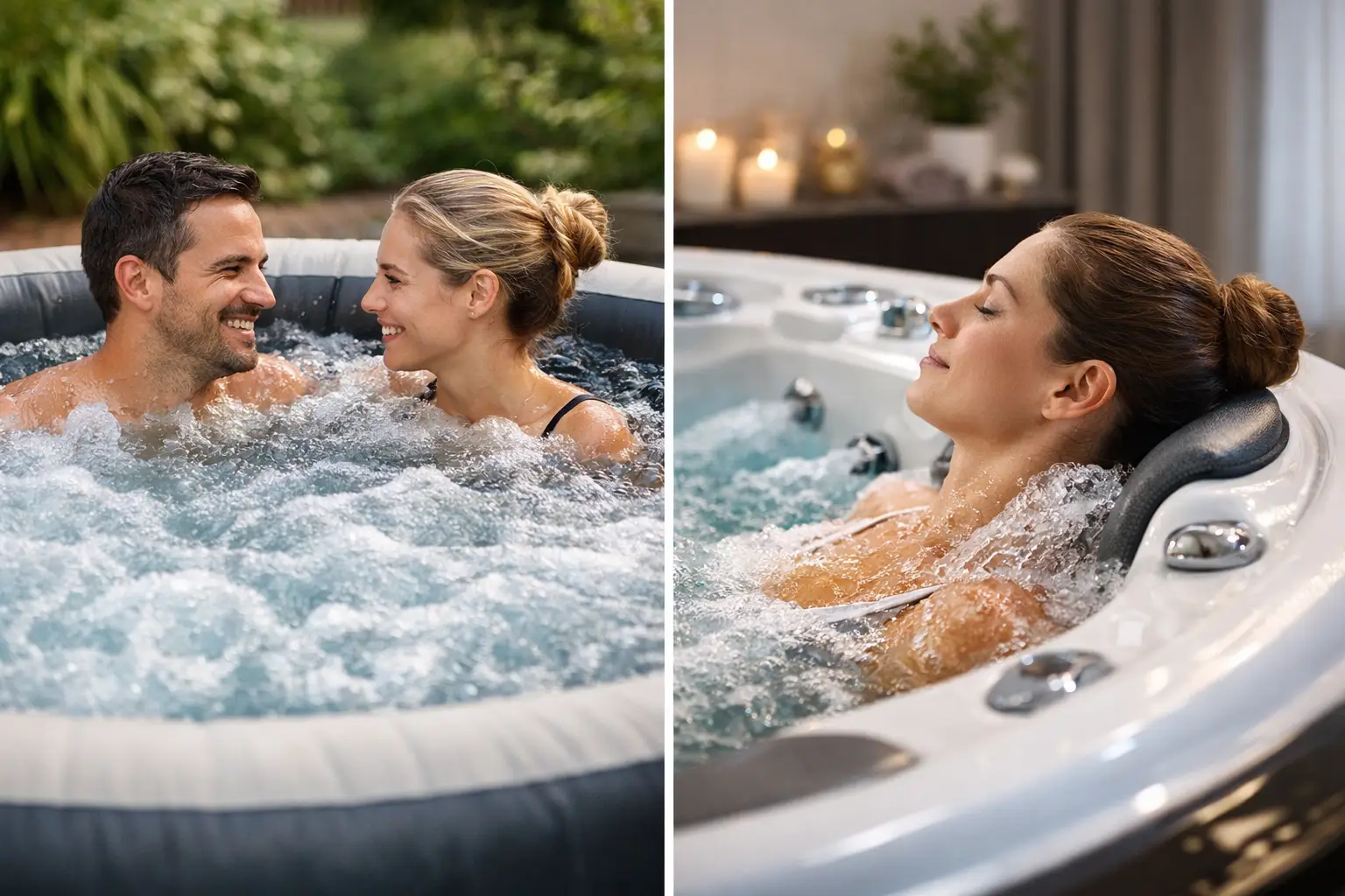 Diferencia entre spa de burbujas e hidromasaje