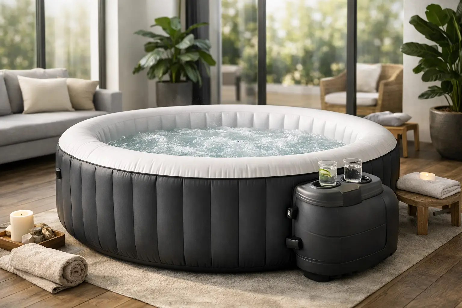 Jacuzzi hinchable para interior: qué conviene
