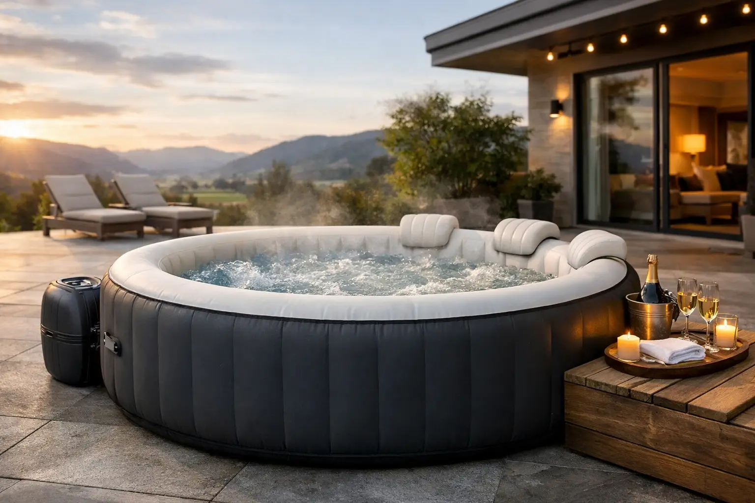 Qué jacuzzi hinchable comprar en 2026