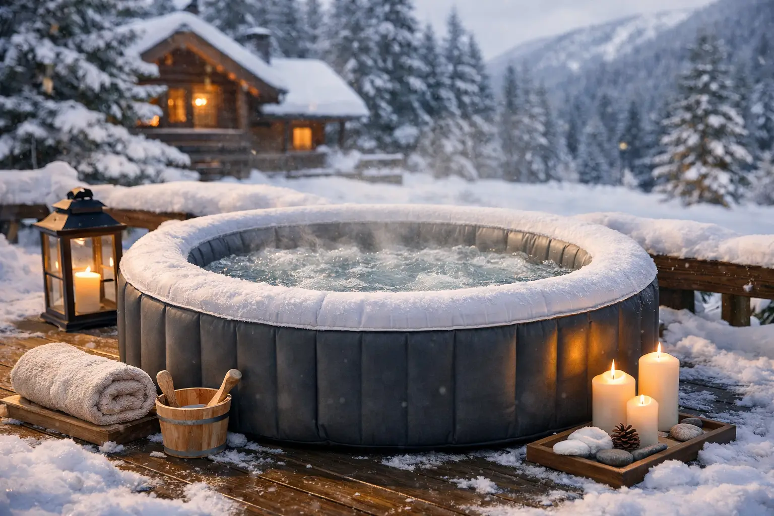 5 mejores spas inflables para invierno