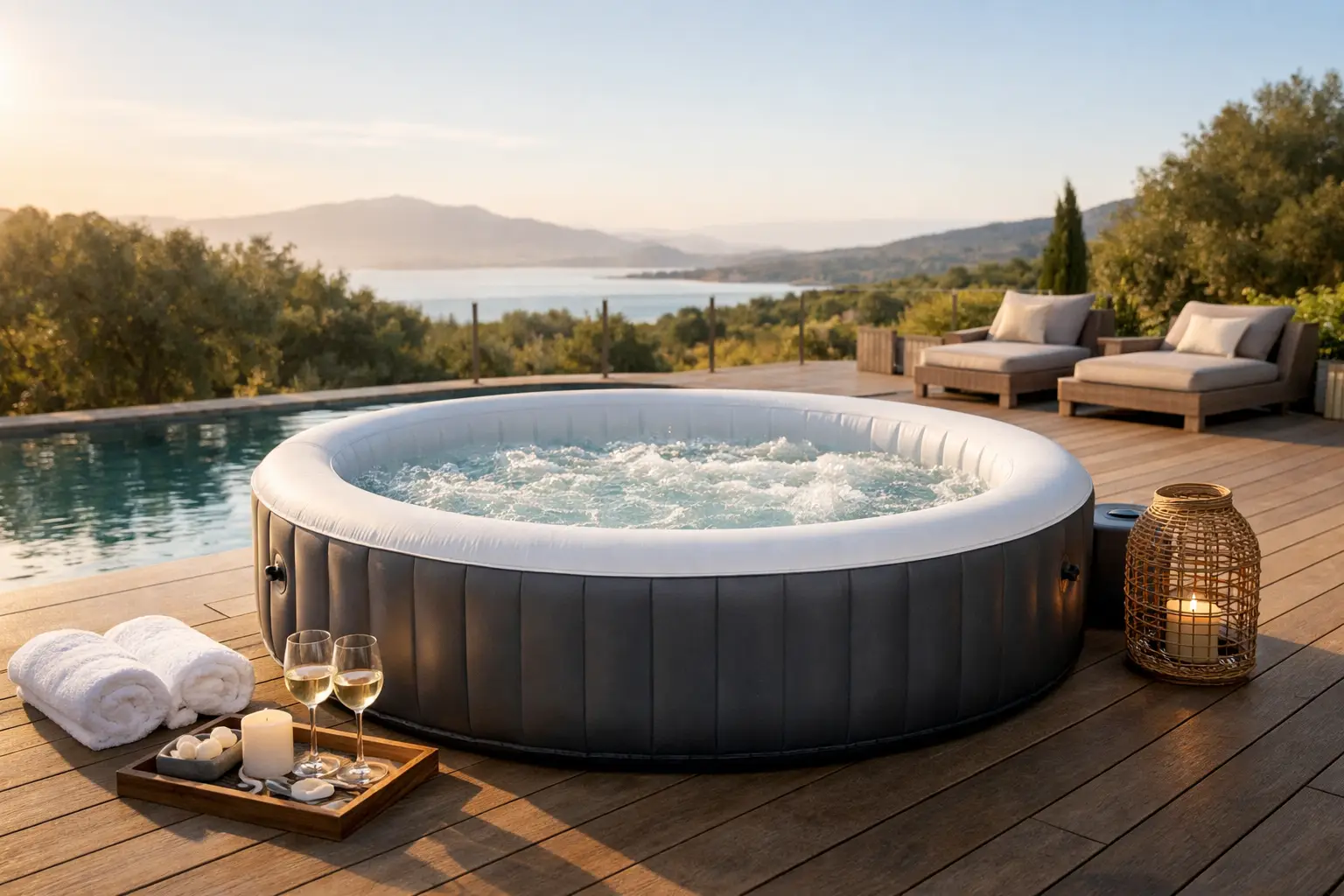 9 mejores jacuzzis hinchables 2026