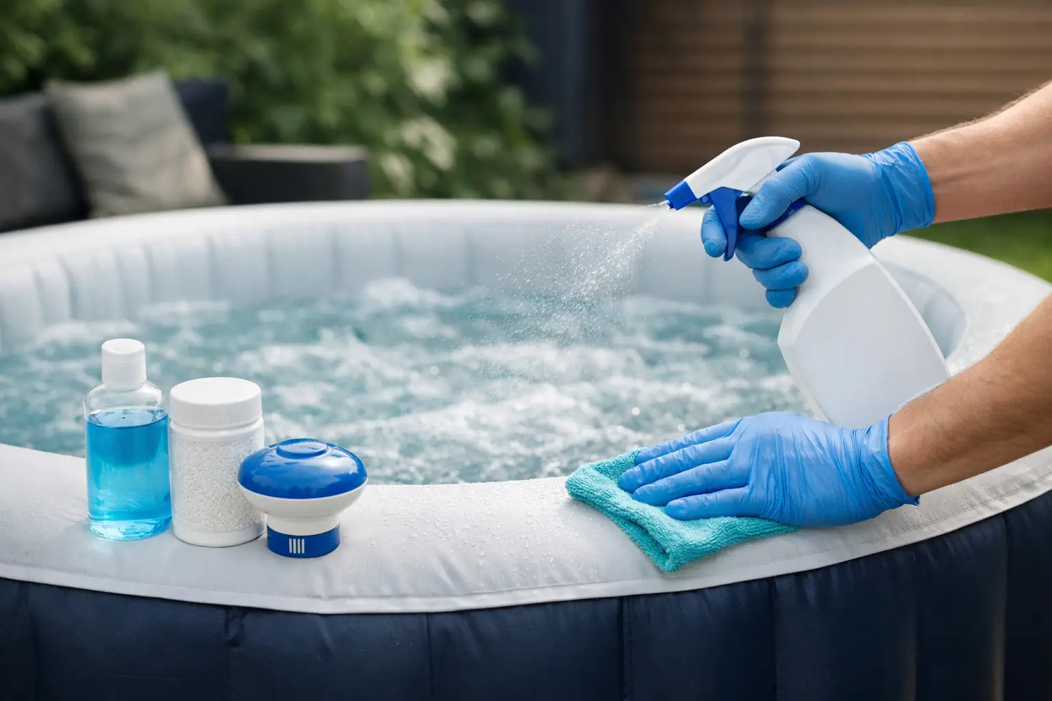Cómo desinfectar jacuzzi portátil sin errores