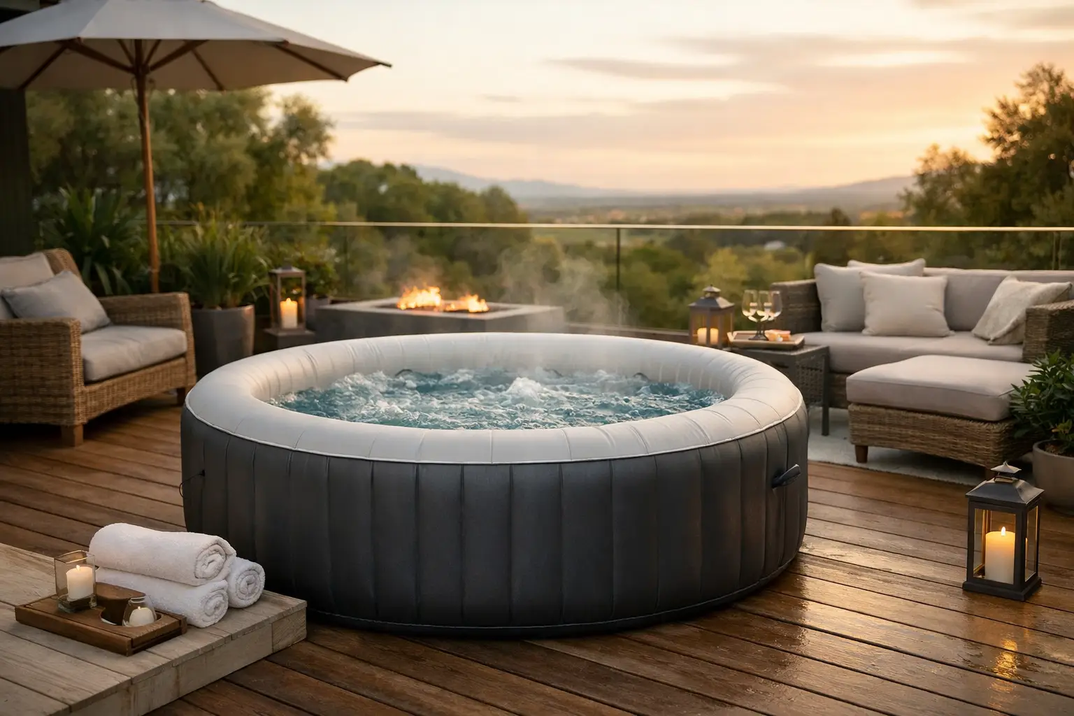 Spa portátil para terraza: cómo elegir sin fallar